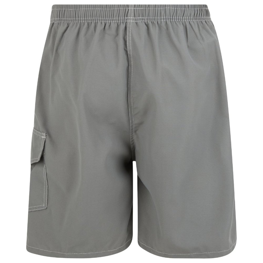 Men Swim Shorts, Swimming Trunks, 3 Pocket Cargo Swimwear, Olive - Picture 3 of 7